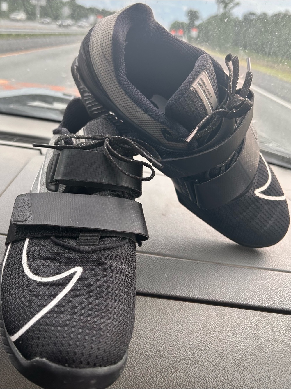 Nike Black Athletic weightlifting Romaleos 4 shoes